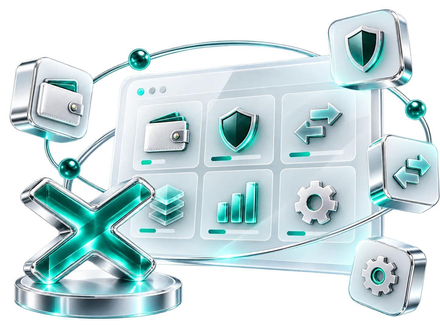 MultiversX Wallet features for wallet access, security, transfers and settings